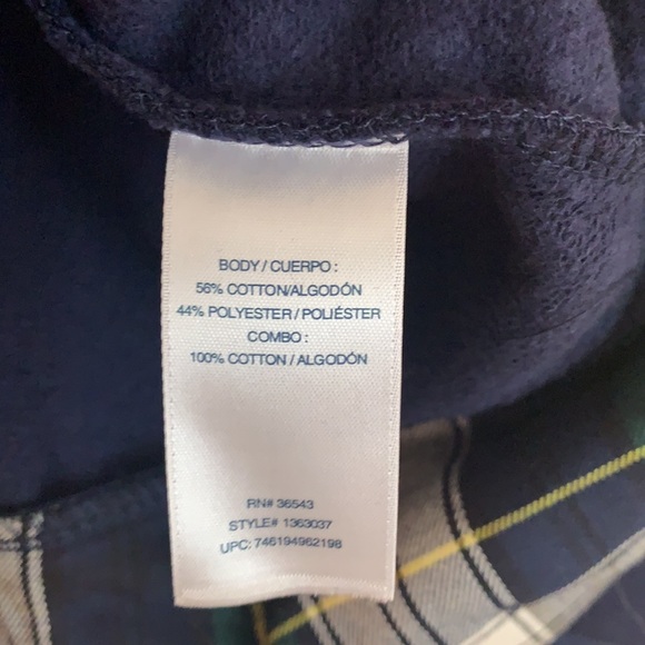 IZOD Women's Long Sleeve Tie-Front Sweatshirt - Picture 8 of 9